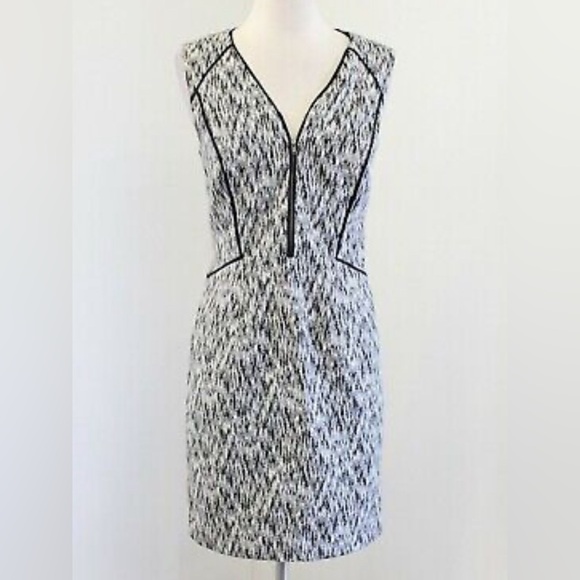 Banana Republic Dress - Office Career Shift Dress - Size 6 - EUC - Black White - Picture 2 of 16